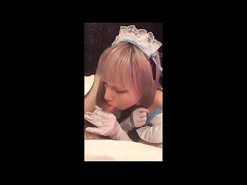 ❤️ Japanese Idol [mayuka], French maid costume, part 1, blowjob and jerk off with lotion ️❌ Porno sa amin ❌️❤